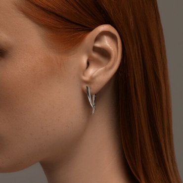 Серьги Diamant 94-120-02071-1 вес 3.35 г серебро, без вставок купить,16825