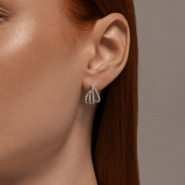 Серьги SOKOLOV 94026674 вес 4.65 г серебро, фианит купить,24356