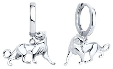 Серьги SOKOLOV 94026772 вес 5.03 г серебро, без вставок купить,26397