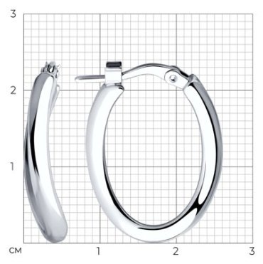 Серьги SOKOLOV 94026704 вес 1.96 г серебро, без вставок купить,14954