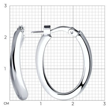 Серьги SOKOLOV 94026704 вес 1.96 г серебро, без вставок купить,14954