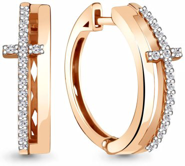 Конго AQUAMARINE 48793А вес 4.8 г серебро, фианит купить,45154