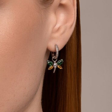 Серьги SOKOLOV 94026482 вес 3.31 г серебро, фианит купить,21480