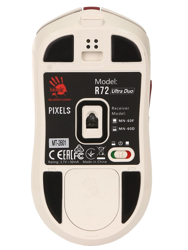 Мышь A4Tech Bloody R72 Ultra Duo Pixels Red