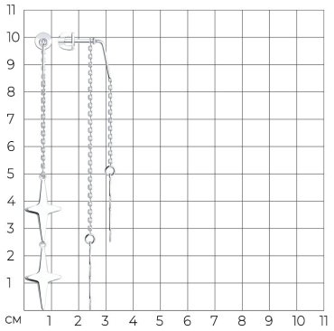 Пусеты SOKOLOV 94025571 вес 2.73 г серебро, без вставок купить,11337