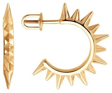 Серьги Diamant 93-122-02094-1 вес 3.88 г серебро, без вставок купить,20386