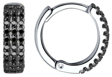 Конго SOKOLOV 94026692_s вес 2.17 г серебро, фианит купить,16530