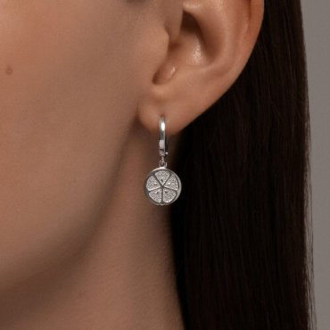 Серьги SOKOLOV 94026706_s вес 4.36 г серебро, без вставок купить,24851
