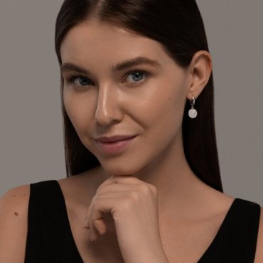 Серьги SOKOLOV 94026706_s вес 4.36 г серебро, без вставок купить,24851