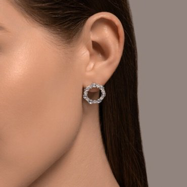 Пусеты SOKOLOV 92023019 вес 3.49 г серебро, фианит, топаз купить,38988