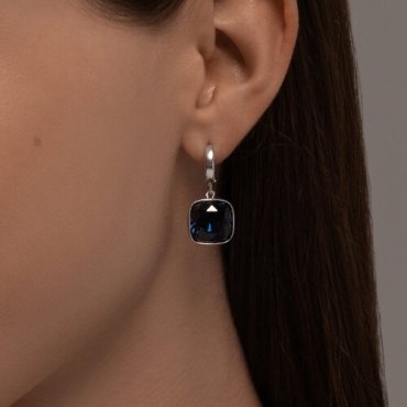 Серьги SOKOLOV 94026700 вес 8.2 г серебро, фианит купить,43034