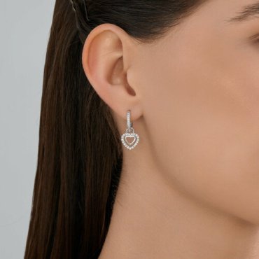 Серьги SOKOLOV 94027023 вес 3.51 г серебро, фианит купить,23048