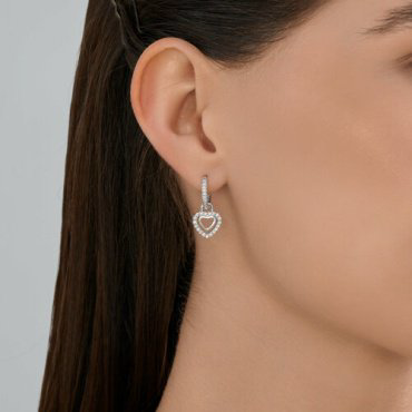 Серьги SOKOLOV 94027023 вес 3.51 г серебро, фианит купить,23048