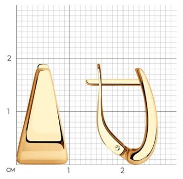 Серьги Diamant 93-120-00617-1 вес 3.17 г серебро, без вставок купить,18468