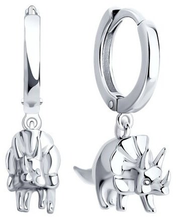 Серьги SOKOLOV 94026709 вес 5.02 г серебро, без вставок купить,24526