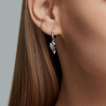 Серьги SOKOLOV 94026200 вес 2.95 г серебро, фианит купить,20858