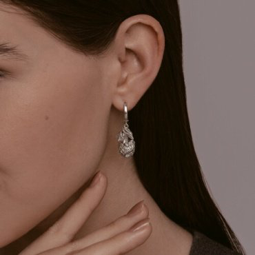 Серьги SOKOLOV 94026752 вес 8.65 г серебро, без вставок купить,37586