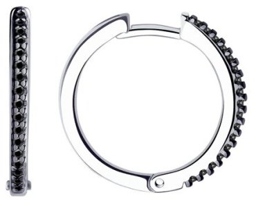 Серьги Diamant 94-120-01593-1 вес 3.15 г серебро, фианит купить,22572