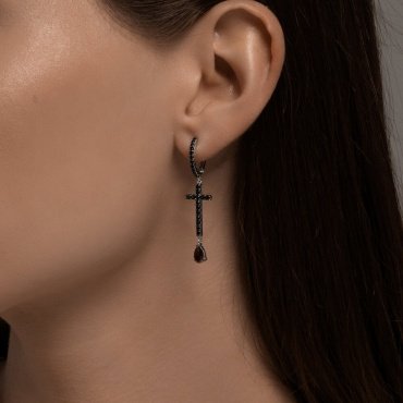 Серьги SOKOLOV 94026720 вес 3.73 г серебро, фианит купить,25656