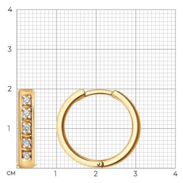 Серьги Diamant 93-120-01605-1 вес 7.21 г серебро, фианит купить,21157