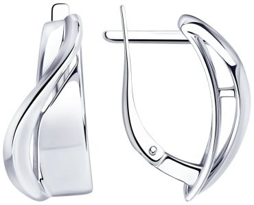 Серьги SOKOLOV 94024400 вес 3.95 г серебро, без вставок купить,32729