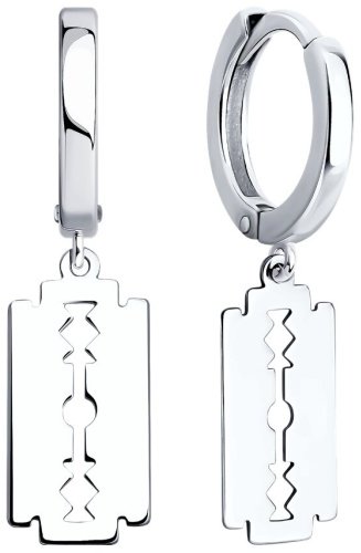 Серьги SOKOLOV 94026723 вес 2.42 г серебро, без вставок купить,14720