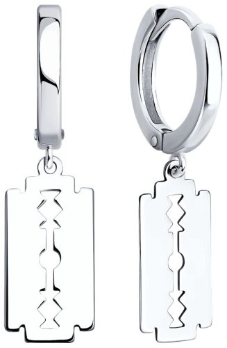 Серьги SOKOLOV 94026723 вес 2.42 г серебро, без вставок купить,14720
