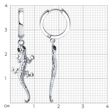 Серьги SOKOLOV 94026657 вес 2.97 г серебро, фианит купить,NaN