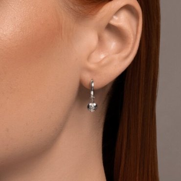 Серьги SOKOLOV 94026627 вес 2.49 г серебро, фианит купить,13793