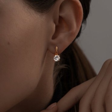 Серьги SOKOLOV 93020906 вес 2.56 г серебро, фианит купить,NaN