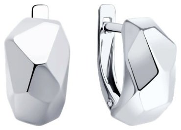 Серьги Diamant 94-120-02020-1 вес 3.23 г серебро, без вставок купить,16898