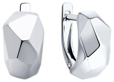 Серьги Diamant 94-120-02020-1 вес 3.23 г серебро, без вставок купить,16898