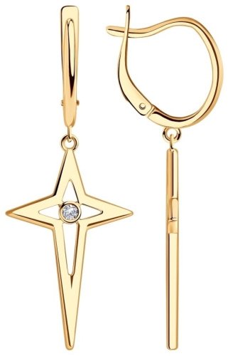 Серьги SOKOLOV 93021177-sk23 вес 3.72 г серебро, фианит купить,NaN