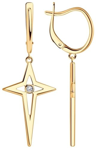 Серьги SOKOLOV 93021177-sk23 вес 3.72 г серебро, фианит купить,NaN