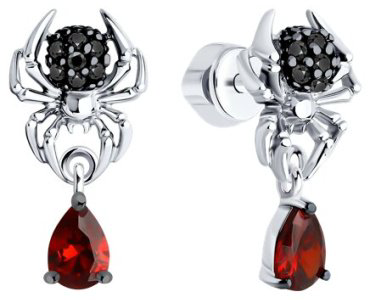 Серьги SOKOLOV 94026719 вес 2.65 г серебро, фианит купить,20084