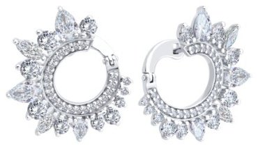 Серьги SOKOLOV 94027076 вес 7.88 г серебро, фианит купить,NaN