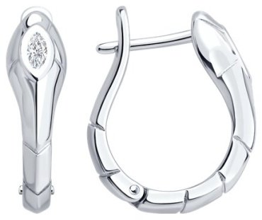 Серьги SOKOLOV 94027115_s вес 3.78 г серебро, фианит купить,25499