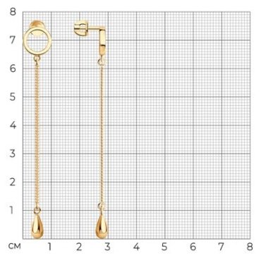 Пусеты SOKOLOV 93022222 вес 3.44 г серебро, без вставок купить,34224