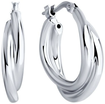 Серьги SOKOLOV 94026708 вес 3.3 г серебро, без вставок купить,26593