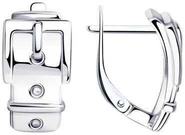 Серьги SOKOLOV 94024843 вес 4.3 г серебро, без вставок купить,41421