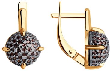 Серьги Diamant 93-120-01987-2 вес 3.57 г серебро, фианит купить,9790