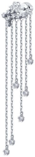 Моносерьга SOKOLOV 94170380 вес 2.99 г серебро, фианит купить,22434