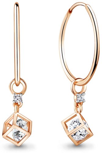 Конго AQUAMARINE 48171А вес 3.52 г серебро, фианит купить,44734