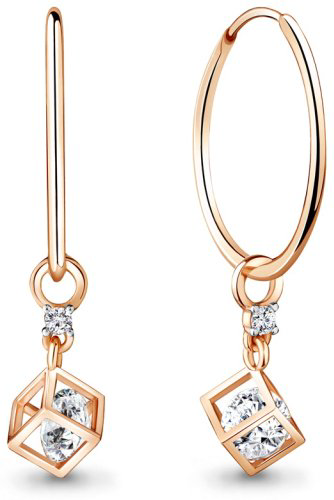 Конго AQUAMARINE 48171А вес 3.52 г серебро, фианит купить,44734