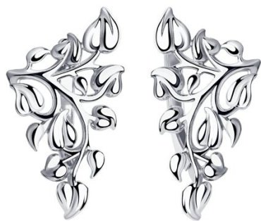 Серьги SOKOLOV 94022329 вес 3.7 г серебро, без вставок купить,15929