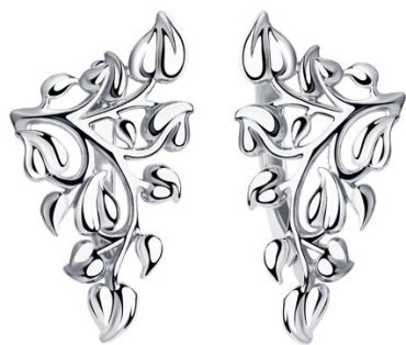 Серьги SOKOLOV 94022329 вес 3.7 г серебро, без вставок купить,15929