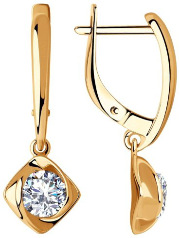 Серьги SOKOLOV 93020913 вес 4.22 г серебро, фианит купить,23596