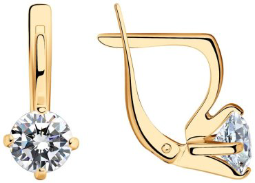 Серьги SOKOLOV 93020048 вес 2.53 г серебро, фианит купить,14814