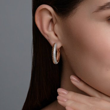 Конго Diamant 93-120-02160-1 вес 11.31 г серебро, фианит купить,53110
