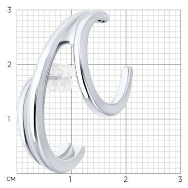 Серьги SOKOLOV 94170319 вес 4.87 г серебро, без вставок купить,23981